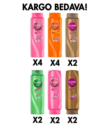 Picture of P-Elidor Bakkal Kolisi 500 ml x 12 Şampuan ve 500 ml x 4 Saç Kremleri