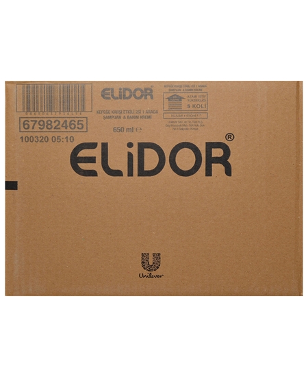 Picture of Elidor Şampuan ve Saç Kremi 650 ml 2si 1 Arada Kepeğe Karşı Etkili