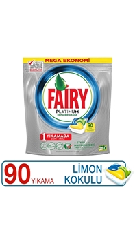 P-Fairy Platinum Lemon Perfumed Dishwasher Tabs 90's Picture of P-Fairy Platinum Lemon Perfumed Dishwasher Tabs 90's