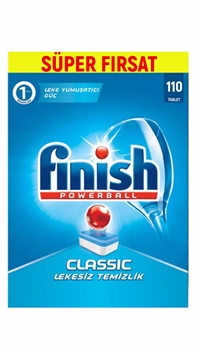 P-Finish Powerball Classic Dishwasher Tabs 110's Picture of P-Finish Powerball Classic Dishwasher Tabs 110's
