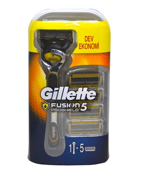 GILLETTE FUSION PROSHIELD R+5 NEW PACK gillette, gillette fusion, gillette fusion proshield, gillette tıraş makinesi, tıraş makinesi