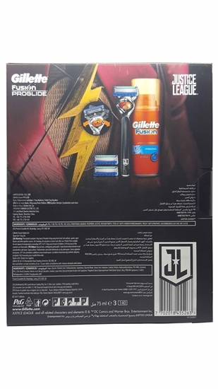 Picture of XGillette Fusion Proglide Flexball 1up Shaving Razor 2 Refill + 75 ml Jel Gift