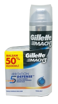XGillette Mach3 Relaxed Shaving Gel 200 ml + Mach3 Balsam 50 ml Gift Picture of XGillette Mach3 Relaxed Shaving Gel 200 ml + Mach3 Balsam 50 ml Gift