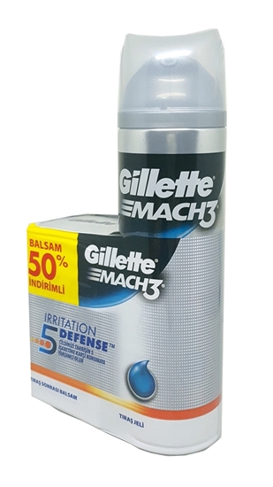 Picture of XGillette Mach3 Relaxed Shaving Gel 200 ml + Mach3 Balsam 50 ml Gift