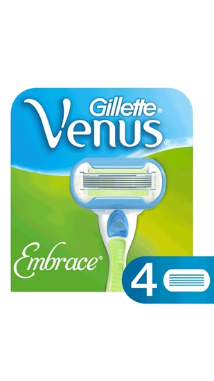 Picture of XGillette Venus Embrace Women Refill Razor Blade 4's