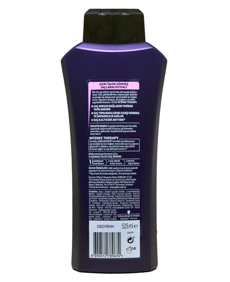 gliss, gliss şampuan, şampuan, kırık saçlar için şampuan, yıpranmış saçlar için şampuan, keratinli şampuan, gliss intense therapy, gılis, glis