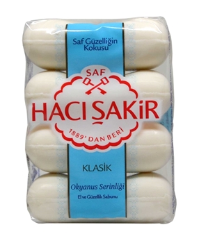 P-Hacı Şakir El ve Güzellik Sabunu Okyanus Serinliği 4x70 gr hacı şakir, hacı şakir sabun, hacı şakir el sabunu, el sabunu