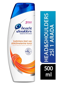 P-Head&Shoulders 2in1 Anti-Hair Loss Shampoo & Hair Cream For Women 500 ml Picture of P-Head&Shoulders 2in1 Anti-Hair Loss Shampoo & Hair Cream For Women 500 ml