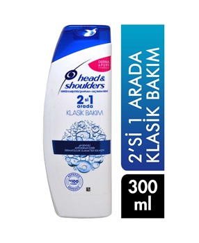 Head & Shoulders Shampoo 300 ml 2 in 1 Classic Care Picture of Head & Shoulders Shampoo 300 ml 2 in 1 Classic Care