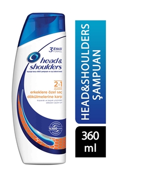Head & Shoulders Shampoo 360 ml 2in1 Anti-Hair Loss  For Men  Picture of Head & Shoulders Shampoo 360 ml 2in1 Anti-Hair Loss  For Men