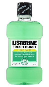 P-Listerine Fresh Burst Ağız Bakım Suyu 250 ml Picture of P-Listerine Fresh Burst Ağız Bakım Suyu 250 ml