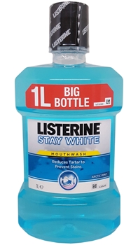 P-Listerine Stay White Ağız Bakım Suyu 1 lt Picture of P-Listerine Stay White Ağız Bakım Suyu 1 lt