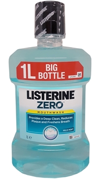 P-Listerine Zero Ağız Bakım Suyu 1 lt Picture of P-Listerine Zero Ağız Bakım Suyu 1 lt