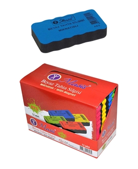 Masis Mıknatıslı Beyaz Tahta Silgisi 12'li Kutu masis, silgi, tahta silgisi, beyaz tahta silgisi, mıknatıslı tahta silgisi, mıknatıslı beyaz tahta silgisi, okul tahta silgisi, büyük tahta silgisi, beyaz tahta silgisi fiyatları, beyaz tahta silgisi satın al