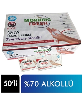 Morning Fresh Islak Mendil 50'li Paket Alkollü clean team, ıslak mendil, antibakteriyel ıslak mendil, antiviral ıslak mendil, dezenfektan, ıslak mendil çeşitleri, ıslak mendil fiyatları, ıslak mendil satın al, kolonyalı mendil, alkollü mendil, temizleme mendili