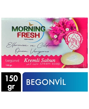 Morning Fresh Sabun Kremli 150 g Begonvil morning fresh, sabun, kremli sabun, el sabunu, banyo sabunu, sabun fiyatları, sabun satın al, toptan sabun, kozmetik ürünleri, kişisel temizlik ürünleri
