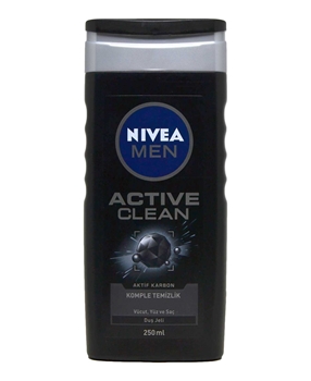 Nivea Men Shower Gel Men 250 ml Active Clean nivea, duş jeli, erkek duş jeli, nivea man, nivea men duş jeli, nivea duş jelleri, duş jeli fiyatları, erkekler için duş jelleri, nivea men duş jeli satın al