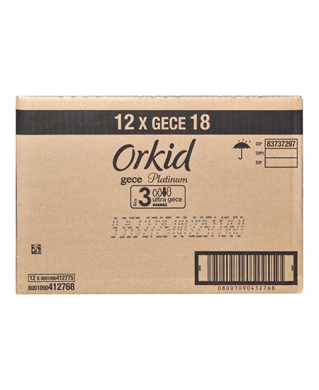 Picture of Orkid Hijyenik Ped Platinum 18'li Gece