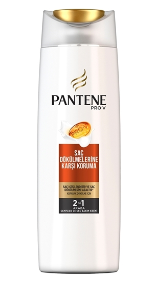 pantene, panten, şampuan, dökülen saçlar için şampuan, saç bakım kremi, 2si 1 arada şampuan ve saç kremi