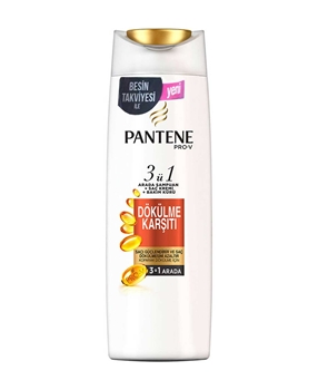 P-Pantene 3in1 Anti-Hair Loss Shampoo & Hair Care Creme 470 ml pantene, panten, şampuan, saç kremi, saç dökülmesi, saç dökülmesine karşı şampuan, pantene 3ü1 arada