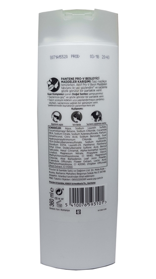 pantene, panten, şampuan, zayıf saçlar için şampuan, mat saçlar için şampuan, Pantene Doğal Sentez Güç ve Parlaklık