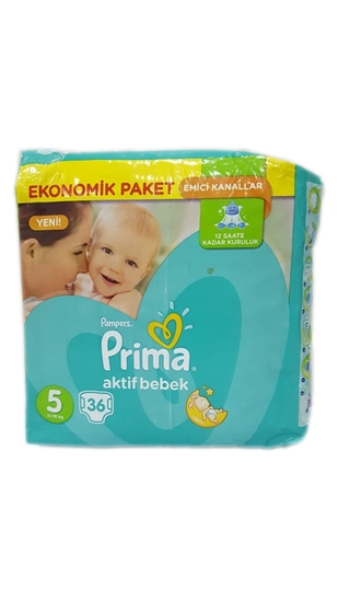 Picture of xPrima Aktif Bebek  Junior Mega Paket 36'Li  Ekonomik Paket Bebek Bezi