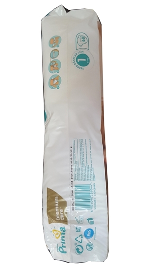 Picture of XPrima Premium Care Yenidoğan Mini No:1 68'li Ekonomik Paket Bebek Bezi