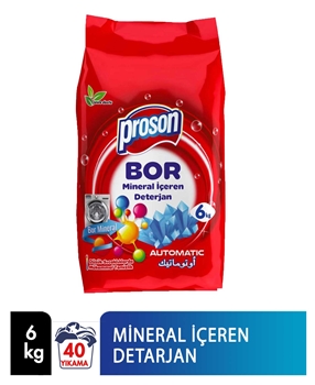 Proson Matik Toz Çamaşır Deterjanı 6 kg Bor Picture of Proson Matik Toz Çamaşır Deterjanı 6 kg Bor