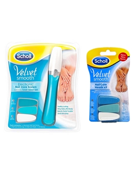 P-Scholl Elektronik Tırnak Bakım Seti Makine + 3 Yedek Başlık Set scholl, tırnak bakım seti, elektronik tırnak bakım seti, tırnak bakım makinesi