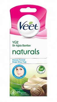 Veet Sir Ağda Bantları 20'li+ 4 Nemlendirici Mendil Naturals Yüze Özel veet, vit, sir ağda, ağda, kadın ağda, kadın bakım, kadın vücut bakım, kadın ağdası, ağda bandı, ağda bantları, veet east gelwax satın al, toptan ağda bandı satın al, ağda bandı fiyatları