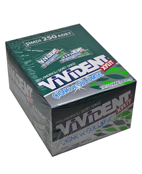 Vivident Sakız 250'li Paket Xylit Tatlı Nane Aromalı Tatlandırıcılı Şerit vidident, vidident xylit, vivident sakız, sakız, naneli sakız, vivident naneli sakız, tatlı naneli sakız, vivident tatlı naneli sakız