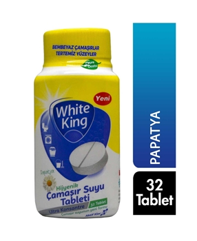 White King Çamaşır Suyu Tableti Papatya 32 Tablet 160 g Picture of White King Çamaşır Suyu Tableti Papatya 32 Tablet 160 g