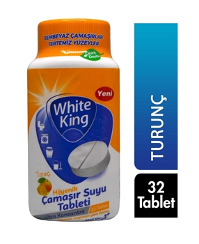 White King Çamaşır Suyu Tableti Turunç 32 Tablet 160 g Picture of White King Çamaşır Suyu Tableti Turunç 32 Tablet 160 g