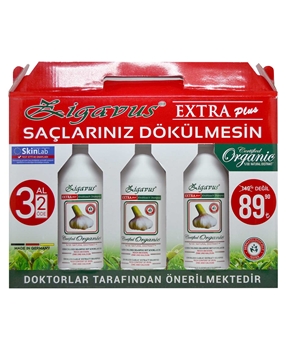 Zigavus Extra Plus Kokusuz Sarımsaklı Şampuan 250 ml X 3'lü Paket zigavus, şampuan, saç dökülmesi, klinik şampuan, sarımsaklı şampuan