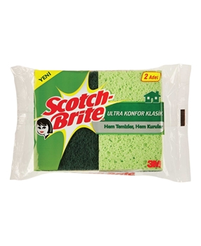 Scotch Brite Ultra Konfor Bulaşık Süngeri 2'li scotch brite, scotch brite bulaşık süngeri, bulaşık süngeri