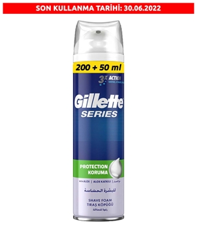 Gilette Series Shaving Foam 200+50 ml Protection Picture of Gilette Series Shaving Foam 200+50 ml Protection