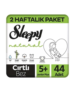 P-Sleepy Natural Ultra Hassas 5+ Junior Plus Bebek Bezi 44'lü Picture of P-Sleepy Natural Ultra Hassas 5+ Junior Plus Bebek Bezi 44'lü
