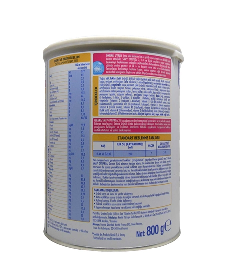 Picture of Sma Optipro Probiyotik 3 Numara Bebek Sütü 800 gr
