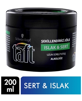 Taft Hair Gel 200 ml Wet Hard Picture of  Taft Hair Gel 200 ml Wet Hard