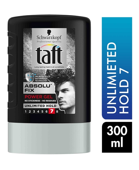 Picture of  Taft Hair Gel 300 ml Mega Absolutefix Black