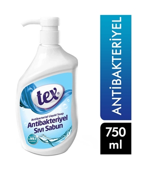 Tex Antibakteriyel Sıvı Sabun 750 ml Picture of Tex Antibakteriyel Sıvı Sabun 750 ml