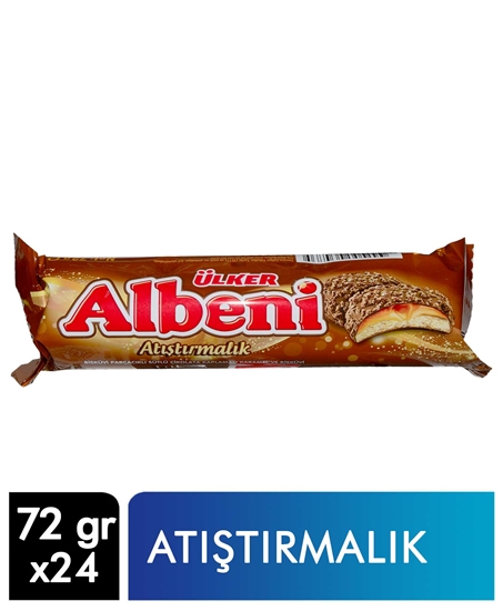 Picture of ÜLKER ALBENİ ATIŞTIRMALIK ÇİKOLATA 72GR 24 LÜ