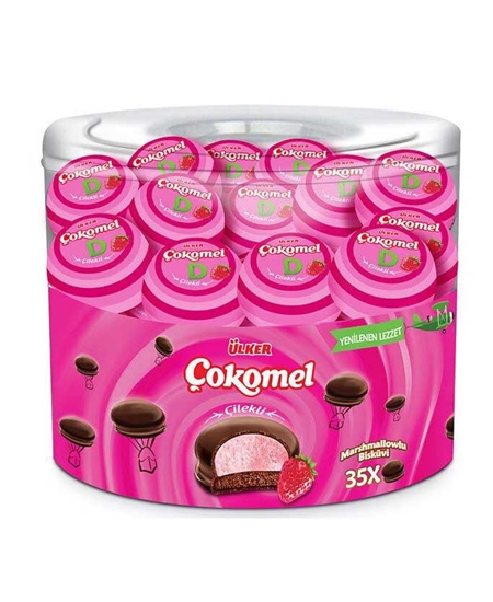 Picture of ÜLKER ÇOKOMEL ÇİLEK 420 gr 6LI