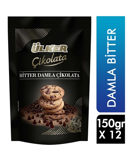 Picture of ÜLKER DAMLA ÇİKOLATA BİTTER 150gr 12 Lİ