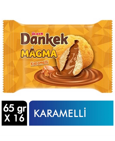 Picture of ÜLKER DANKEK MAGMA KARAMELLİ 65GR 16 LI