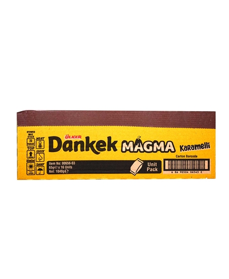 Picture of ÜLKER DANKEK MAGMA KARAMELLİ 65GR 16 LI
