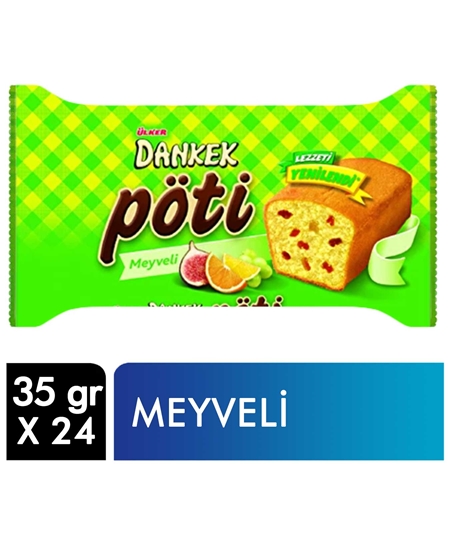 Picture of ÜLKER DANKEK PÖTİ MUFFIN KEK MEYVELİ 35GR 24 LÜ
