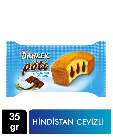 Picture of ÜLKER DANKEK PÖTİ MUFFIN KEK HİNDİSTAN CEVİZLİ 35GR 24 LÜ