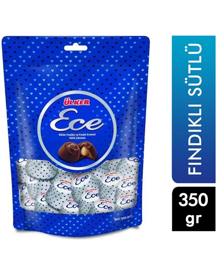 Picture of Ülker Ece Bütün  Fındıklı Sütlü Çikolata 350 gr 10 lu