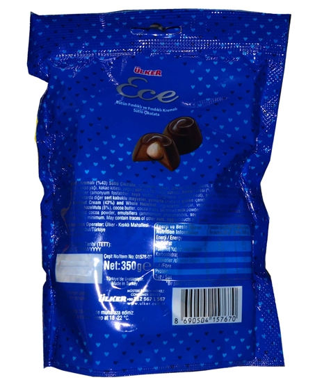Picture of Ülker Ece Bütün  Fındıklı Sütlü Çikolata 350 gr 10 lu